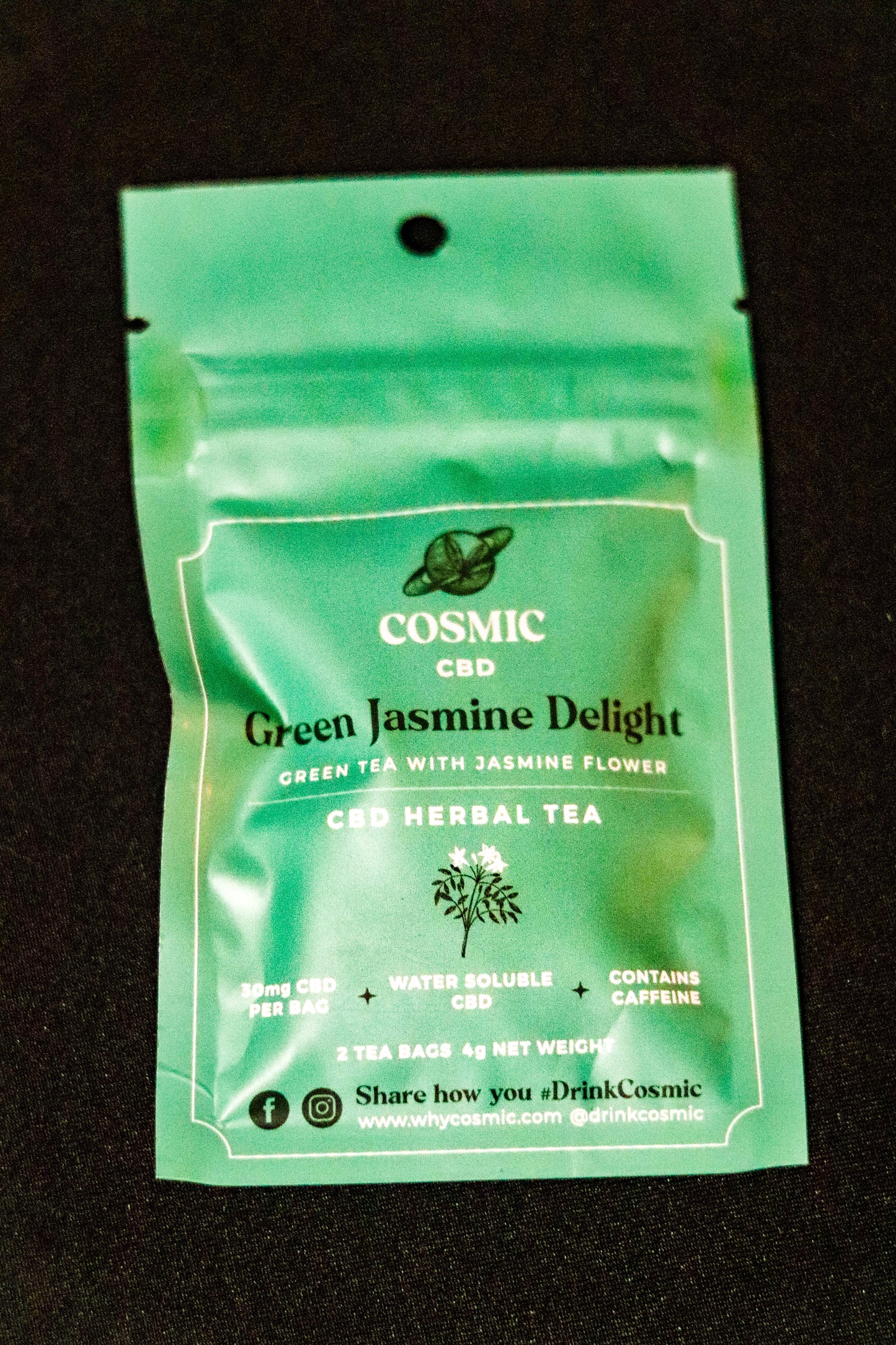 Green Jasmine Delight Fun-Size CBD Tea