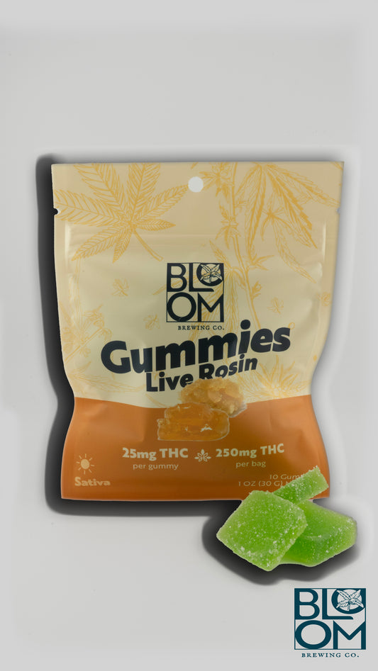 Live Rosin Sativa Gummies