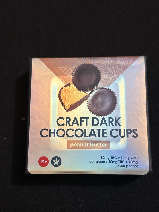Craft Dark Chocolate Peanut Butter Cups 10mg